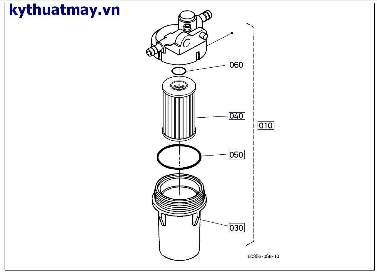 bình lọc nhiên liệu <=58872